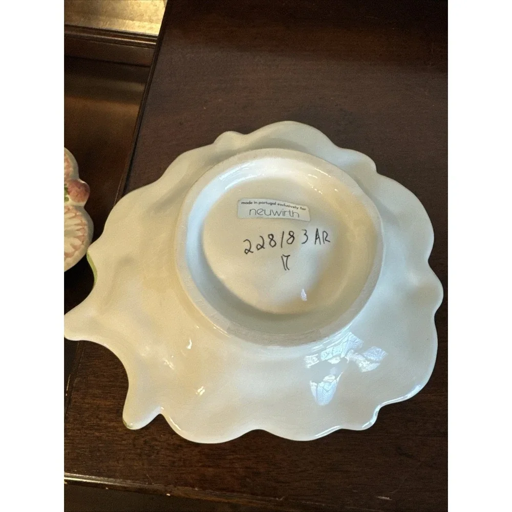 2 - Neuwirth Strawberry Dishes Pair Set